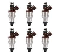MACHSWON Juego de 6 inyectores de combustible, 23250-65020/23209-65020/842-12130, compatible con Toyota Pickup 3.0L 4Runner T100