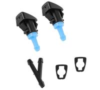 MACHSWON Kit de boquilla para limpiaparabrisas delantero con conector de manguera en Y de repuesto para RAM 1500 2500 3500 2011-2017 Dodge Chrysler OE 4805742AB 5113049AA