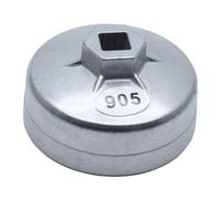 MACHSWON Llave de filtro de aceite de aleación de aluminio 73P-15, diámetro exterior de 83 mm, enchufe cuadrado de 13 mm, herramienta de tapa de precisión para filtros giratorios