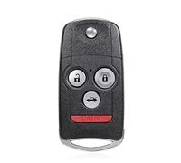 MACHSWON Mando a distancia de repuesto para coche de 4 botones, color negro, N5F0602A1A para Acura MDX 2007-2013 313.8 MHz 46 chip