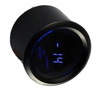 MACHSWON Negro Auto 2" 52 mm Digital Turbo Boost Gauge PSI Blue LED Kit Medidor Universal Luz de Advertencia Alta Visibilidad