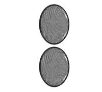 MACHSWON - Parrillas metálicas para altavoz de coche, 10 pulgadas, redondas, color negro