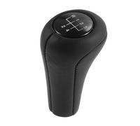 MACHSWON Pomo de palanca de cambios manual de 5 velocidades compatible con BMW E46 E90 E60 E39 E36 X1 E84 X3 E83, mango de palanca de cambios ABS de piel sintética, color negro