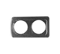 MACHSWON Reposabrazos trasero de fibra de carbono negro para Dodge RAM 1500 2500 3500 2013-2018, juego de 2 piezas de cubierta de panel de bebidas para consola central, calcomanía de decoración