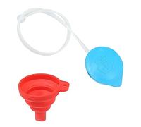 MACHSWON Tapón de depósito de líquido para limpiaparabrisas de coche con embudo de agua de goma, repuesto 76802-S01-C02 para Honda Civic