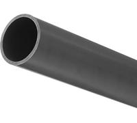 MACHSWON Tubo de PVC de 28 mm de diámetro interior, 32 mm de diámetro exterior, 200 mm de largo, tubo de plástico rígido redondo de alto impacto para tubo de desagüe (gris claro)