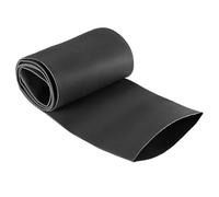 MACHSWON Tubo termorretráctil de 60 mm de diámetro y 98 mm de ancho plano, relación 2:1, tubo retráctil de 1 m, color negro