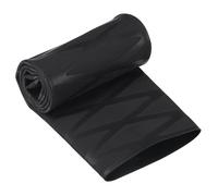 MACHSWON Tubo termorretráctil para empuñaduras de caña de pescar, mango de 50 mm de diámetro, 81 mm, ancho plano, relación 2:1 para caña de pescar, empuñaduras de batalla, 0,5 m, color negro