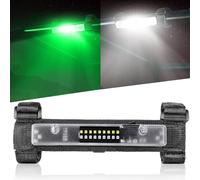 MACHSWON UTV - Luz de cúpula interior - Luz LED universal de montaje en barra enrollable para UTV ATV para Polaris RZR para Can-Am Ranger Truck Car Off Road - Blanco/Verde