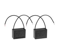 MACHSWON Ventilador de techo condensador con 2 cables, condensadores de película de polipropileno metalizado, CBB61, 16UF, 250 V, CA, 50/60 Hz, cilindro, 38 x 28 x 18 mm, 40/85/21,2 unidades