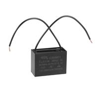 MACHSWON Ventilador de techo condensador con 2 cables Condensadores de película de polipropileno metalizado CBB61 5UF 350 V CA 50/60 Hz cilindro 47 x 34 x 22 mm 25/70/21,1 PC