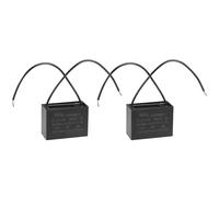MACHSWON Ventilador de techo condensador con 2 cables Condensadores de película de polipropileno metalizado CBB61 5UF 350 V CA 50/60 Hz cilindro 47 x 34 x 22 mm 25/70/21,2 unidades