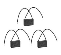 MACHSWON Ventilador de techo condensador con 2 cables, condensadores de película de polipropileno metalizado, CBB61, 1UF, 250 V, CA, 50/60 Hz, cilindro, 48 x 38 x 26 mm, 25/70/21,3 unidades