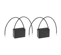 MACHSWON Ventilador de techo condensador con 2 cables, condensadores de película de polipropileno metalizado, CBB61, 15UF, 250 V, CA, 50/60 Hz, cilindro, 38 x 28 x 18 mm, 40/85/21,2 unidades