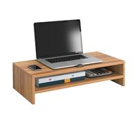 Machtiging Elevador Monitor,Elevador Monitor De Madera,Soporte Monitor Elevador Monitor De Madera De 2 Capa,Computer Monitor Stand para Escritorio,Modelo CláSico,para Tu Oficina En Casa