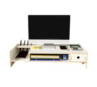 Machtiging Elevador Monitor,Soportes para Monitor De Ordenador,Soporte De Madera para Escritorio,Elevador Monitor De 2 Capa,con Espacio De Almacenamiento,Modelo CláSico,para Tu Oficina En Casa