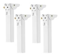 Machtiging Patas de Mesa Abatibles de Hierro 90°,4PCS Patas de Mesa Plegables de Hierro,Pata telescópicas Plegables,Robusto,con Tornillos,para Muebles,Armario,Ordenador Portátil