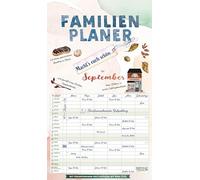 Macht's euch schön 2027: Familienplaner mit 6 breiten Spalten. Familienkalender für die ganze Familie. Mit Ferienterminen, Vorschau bis März 2027. Format 27 x 46 cm.