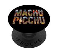 Machu Picchu City Name Travel Souvenir - Regalo turístico PopSockets PopGrip Adhesivo