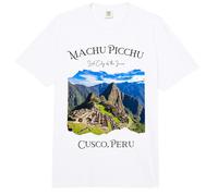 Machu Picchu Ciudad Perdida de los Incas Sendero Icónico Trekking Comfort Colors Adult Heavyweight T-Shirt