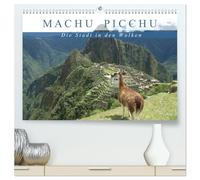 Machu Picchu - Die Stadt in den Wolken (hochwertiger Premium Wandkalender 2026 DIN A2 quer), Kunstdruck in Hochglanz: 12 Fotografien der vergessenen Inkastadt Machu Picchu