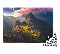 Machu Picchu Jigsaw Puzzles 1000 Pieces Recycled Paper Prehistoric Ruins Puzzle for Boy & Girl Divertido Present & Activity for Home Excelente Regalo for Child‘s Birthday 52x38cm/1000pcs