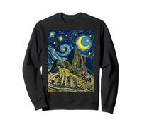 Machu Picchu Perú Noche Estrellada Historia del Arte Presente Sudadera