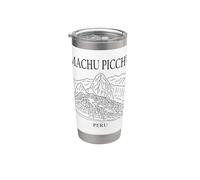 Machu Picchu Peru Peruvian Travel Souvenir Incas Valley Vaso térmico de acero inoxidable de doble pared