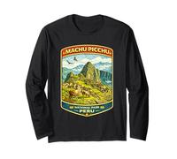 Machu Picchu Perú Vacaciones Machu Picchu Perú Regalo Andes Manga Larga