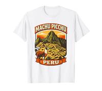 Machu Picchu Perú Vintage Viajes Paisaje Camiseta