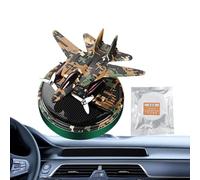 Maciun Ambientador De Coche Energía Solar,Ambientador De Coche Rotativo Solar,Difusor De Aromaterapia Solar Rotativo Para Avión | Purificador de Aire Rotativo Perfumado para Hombres y Mujeres