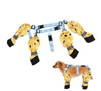 Maciun Calcetín protector para perros | Botas protectoras de patas - Leggings ajustables para botas de perro, botines protectores de patas de perro para mediano y grande