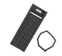 Maciun Candado plegable compacto para ciclo, cerraduras de ciclo de ocho secciones, antirrobo, para motocicleta con soporte de bicicleta, cerraduras plegables para ciclos