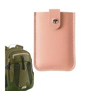 Maciun Cartera con Portatarjetas Deslizante - Tarjetero de Crédito Delgado y Portátil con Botón Pulsador | Tarjetero Fino para Tarjetas de Identificación de Tarjeta de Miembro, Cartera Groove