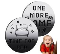 Maciun Decision Maker Coin, Coin Go to Bed 1 Otro Episodio, Moneda de decisión para Padres de Doble Cara, 1 más Tiempo de Juego para la Cama, Divertida Moneda del Destino | Go to Bed 1 More Episode