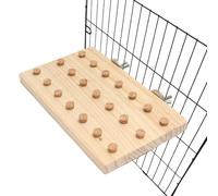 Maciun Juguetes de entrenamiento para pájaros, rompecabezas de loros, juguetes educativos para periquitos, juegos de entrenamiento - Tablero de madera compacto para pájaros para anchoas y periquitos