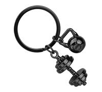 Maciun Llavero con mancuernas | Colgante de aleación de zinc con placa de peso - Llavero de entrenamiento de fitness para amantes del fitness, mujeres y hombres, C, Refer to description
