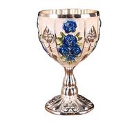 Maciun - Vaso de cálice, copa de cáliz | Copas de vino vintage de aleación de zinc de 30 ml - Adornos de armario de vino para boda, bar de casa, regalo de vaso, taza pequeña