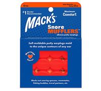 Mack de roncar naranja silenciadores, pack de 6