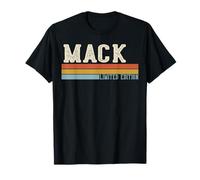 Mack Retro Vintage Hombres Niños Niños Nombre Camiseta