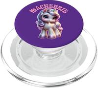 Mackenzie - Bonito diseño de Unicornio para niñas con Nombre Mackenzie PopSockets PopGrip para MagSafe