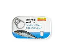 Mackerel in Spring Water essential Waitrose 125g - Pack of 6