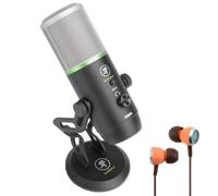 Mackie EM-Carbon - Micrófono de condensador USB con auriculares in-ear