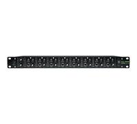 MACKIE HM-800 amplificador de auriculares de 8 canales con 2 entradas estéreo, 2 salidas de auriculares por canal (16 en total) y entrada auxiliar por canal