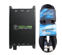 Mackie MDB-USB DI-Box Active Direct Box con cable keepdrum