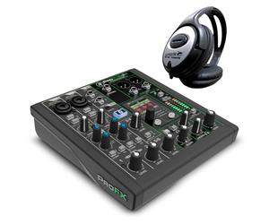 Mackie ProFX6v3+ - Mezclador analógico de 6 canales Bluetooth con auriculares keepdrum