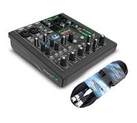 Mackie ProFX6v3+ - Mezclador analógico de 6 canales Bluetooth con cable keepdrum XLR