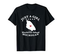 Mackinac Island Michigan MI Recuerdo Recordatorio Hombres Mujeres Camiseta