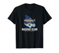 Mackinac Island Michigan MI Recuerdo Recordatorio Hombres Mujeres Camiseta