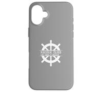 Mackinac Island Michigan Ship Wheel Carcasa para iPhone 16 Plus
